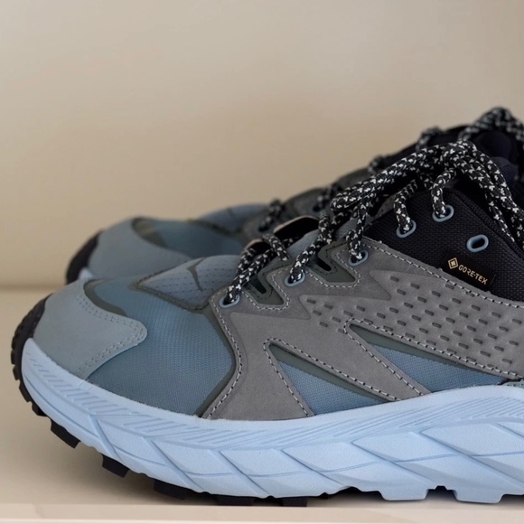 Hoka One One Anacapa Low GTX Gore-Tex Blue Hiking Shoe Women US 7.5 - Picture 4 of 5